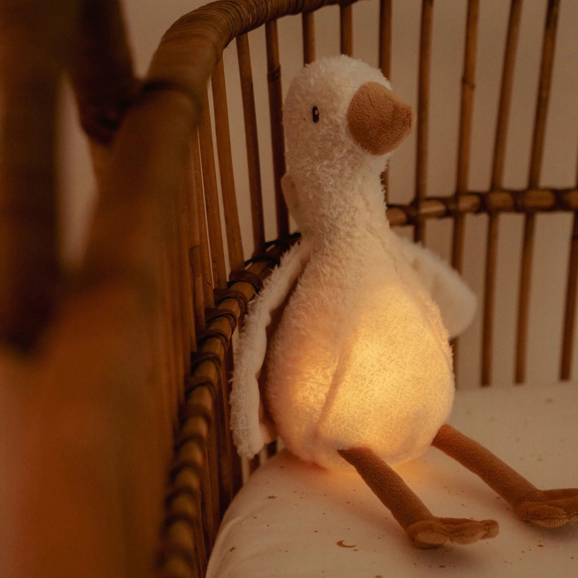 Little Dutch Knuffelgans Licht & Geluid  Little Goose wit