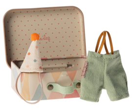Maileg clownkleding in koffer broertje muis