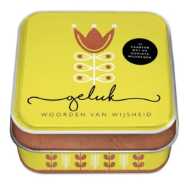Spelletje in blik  | Woorden van wijsheid, Geluk