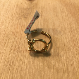 My Jewellery ring | verstelbare ring rond goud.