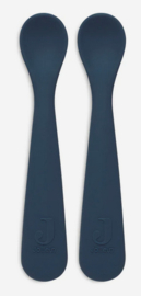 jollein siliconen lepeltjes | jeans blue