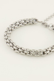 My Jewellery armband | chunky schakels zilver