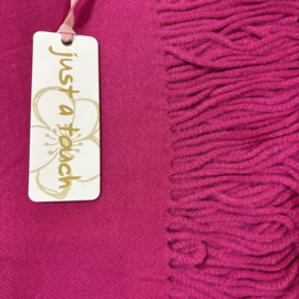 Just a touch sjaal fuchsia