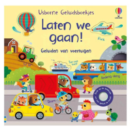 Laten we gaan! geluiden van voertuigen | geluidenboekje