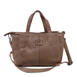 Bear Design hand-/schoudertasje 'Marie' | taupe