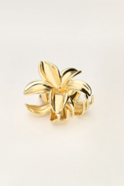 My jewellery gouden bloemen haarclip