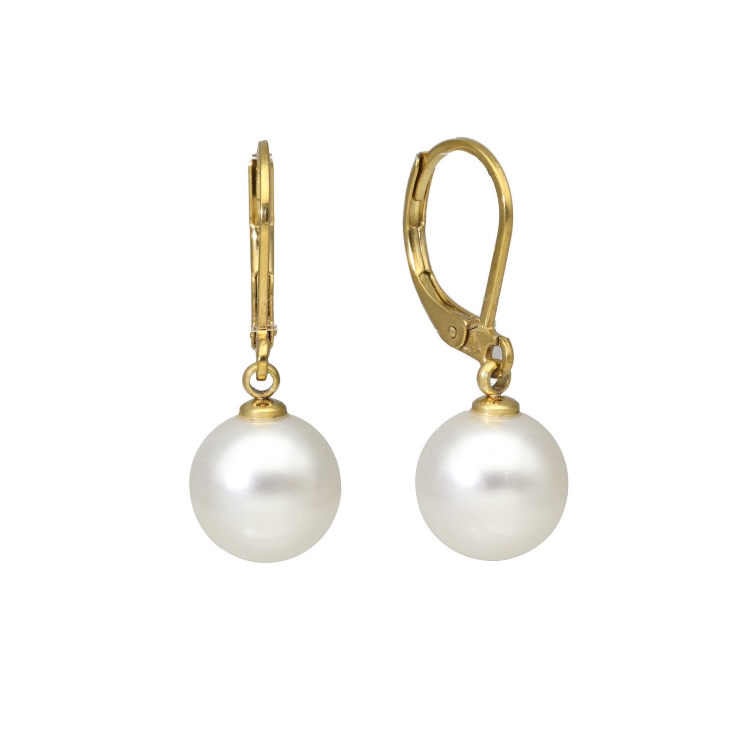 Camps & Camps oorbellen Pearl White