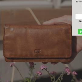 Bear Design portemonnee 'Gilda' | cognac