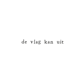 wenskaart ikpakjein | de vlag kan uit