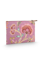Pip Studio Charly Cosmetic Flat Pouch Medium Matata Lilac