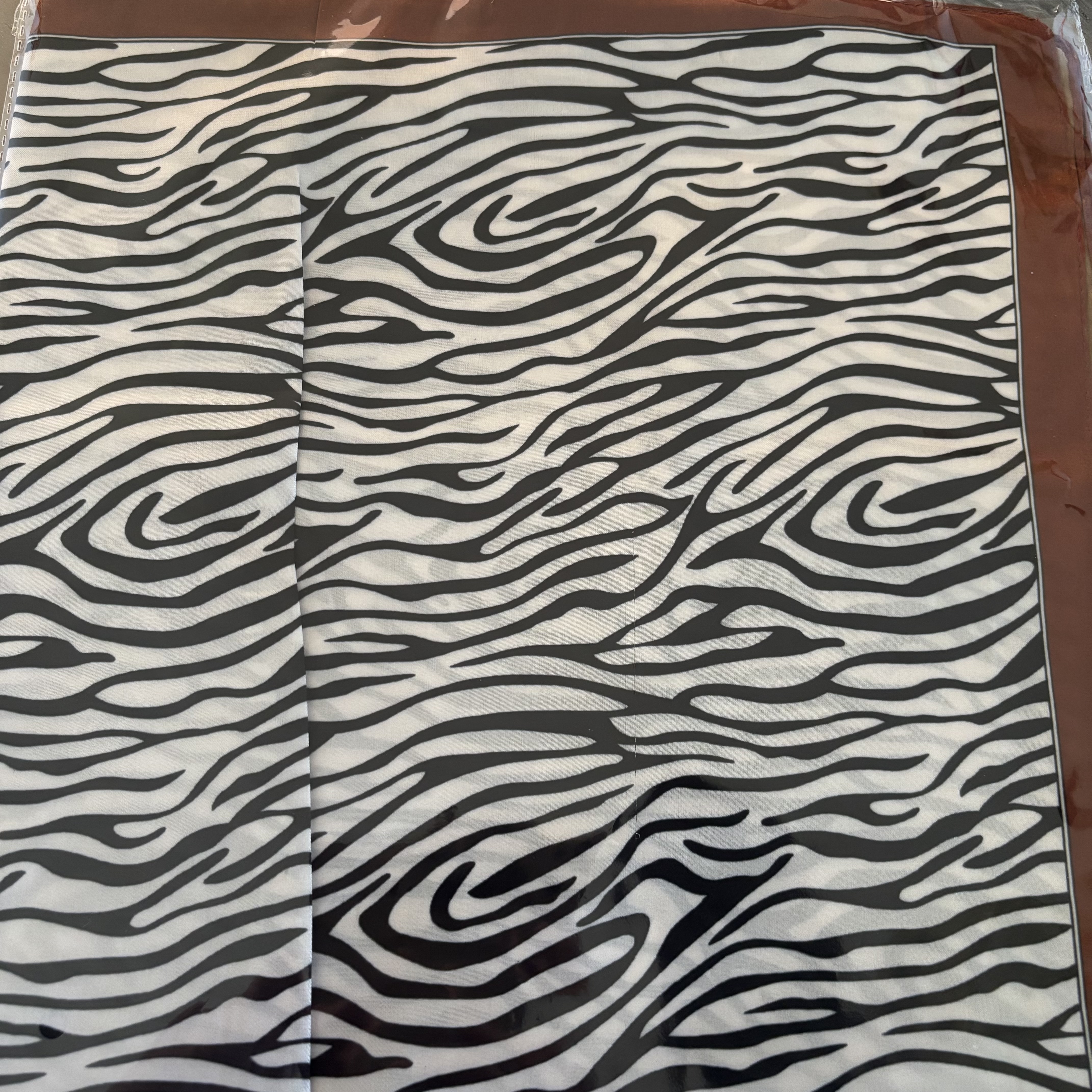 Go Dutch Label sjaaltje zebra 55x55cm