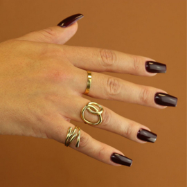 Camps & Camps ring Double Overlap Ring