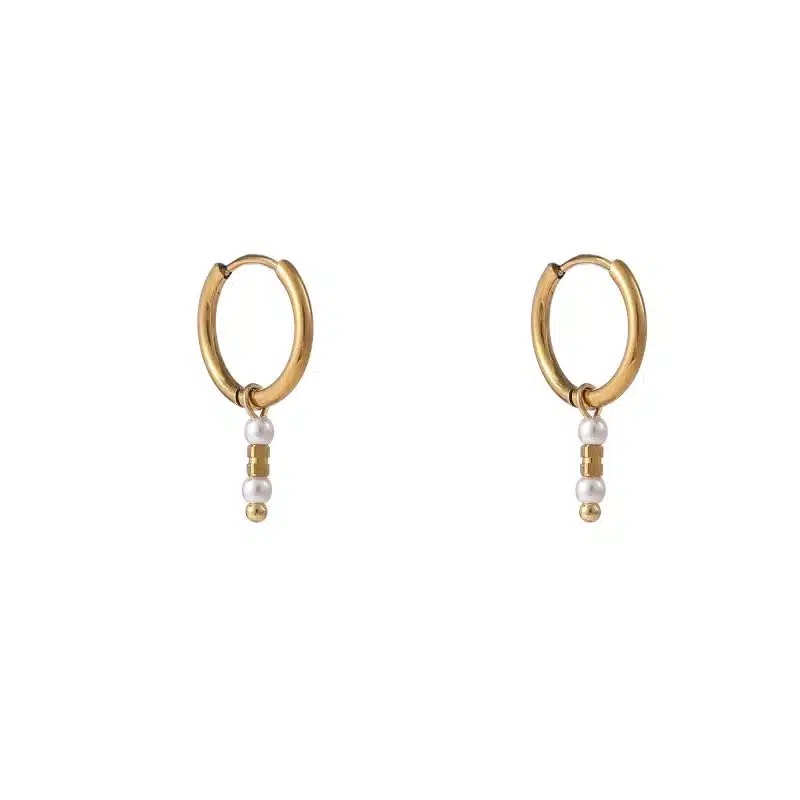 Go Dutch Label  oorbel Pearl Dangle