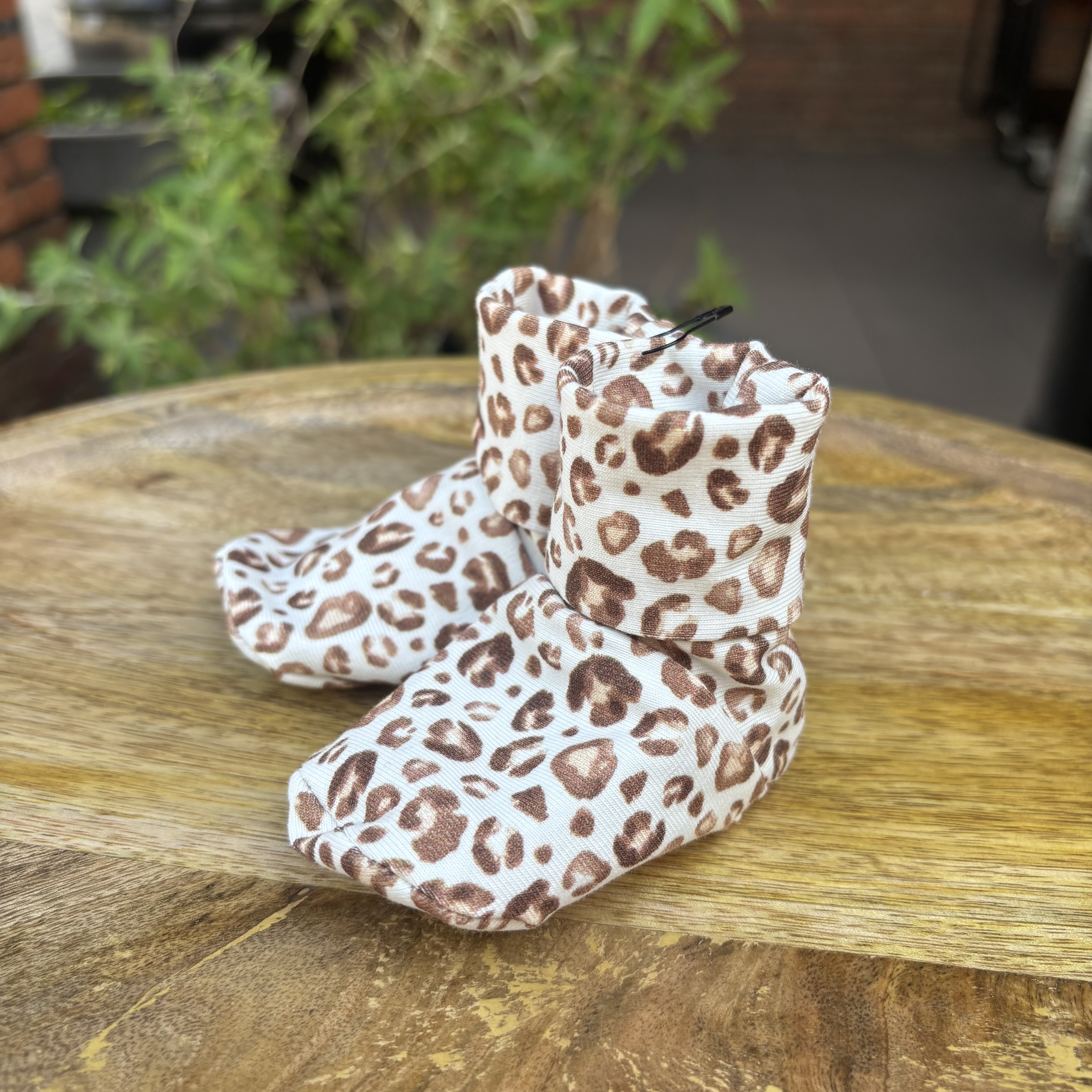 Petite Jenni slofjes panter print