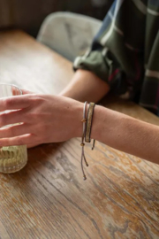 Zusss mooimakers miyuki armbandje goud