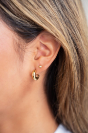 My Jewellery oorbellen | hartje studs goud