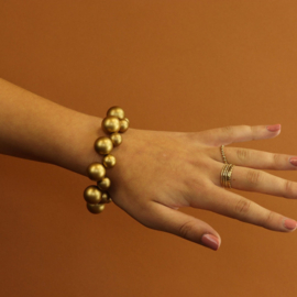 Camps & Camps armband Shiny Globe Bracelet goud