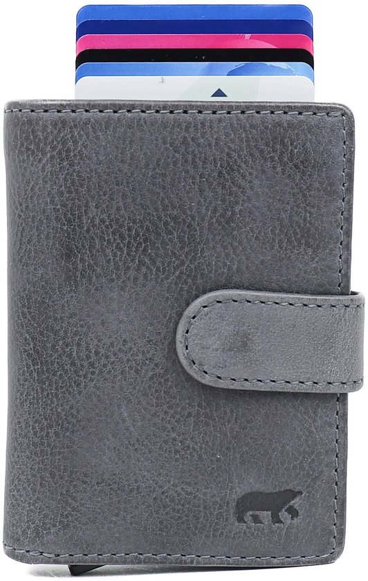 Bear Design portemonnee anti skim | jeans blauw