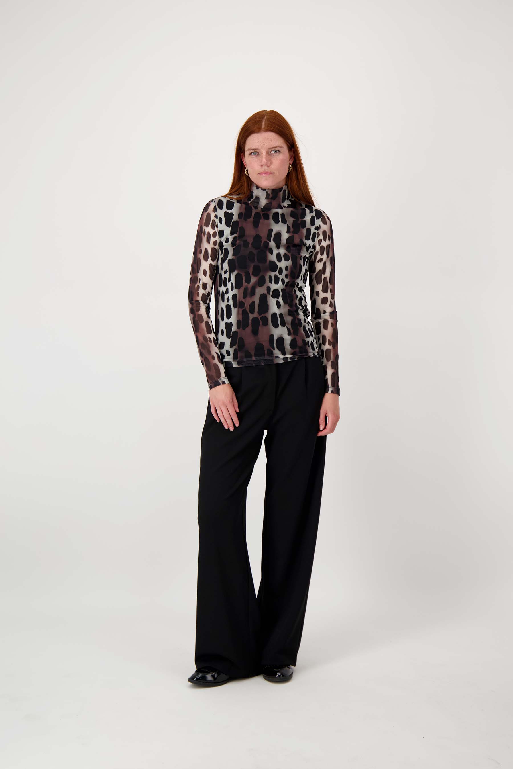 zusss mesh top met giraf print