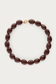 My Jewellery Bruine chunky kralenketting