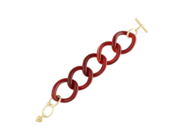 Camps & Camps armband Timeless Kapittel Bracelet burgundy