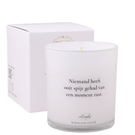 my flame  sojakaars neem een moment van rust