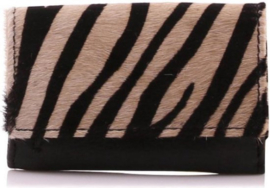 Bear Design kleine overslag portemonnee 'cow' | zebra