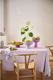 Pip Studio Table Cloth Stripes Lilac 180x300cm