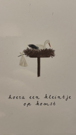Nadine illustraties | hoera een kleintje op komst