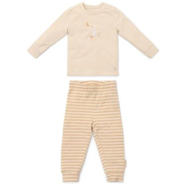 Little Dutch Tweedelige pyjama - Zand - Gestreept