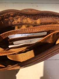Bear Design enveloptasje 'Mai' | cognac
