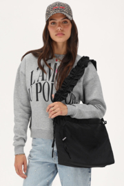 My Jewellery zwarte shopper met ruffles