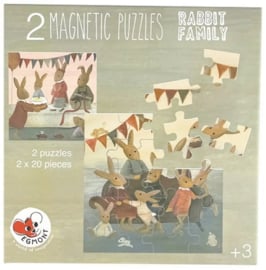 egmont toys magneetpuzzel konijn