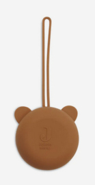 Jollein Siliconen Speenhouder Ø7cm - Caramel
