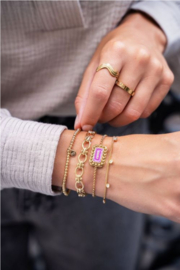 My Jewellery armband | Armband met schakels en bolletjes goud