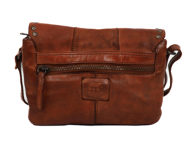 bear design Schoudertasje met studs 'Carlijn' cognac