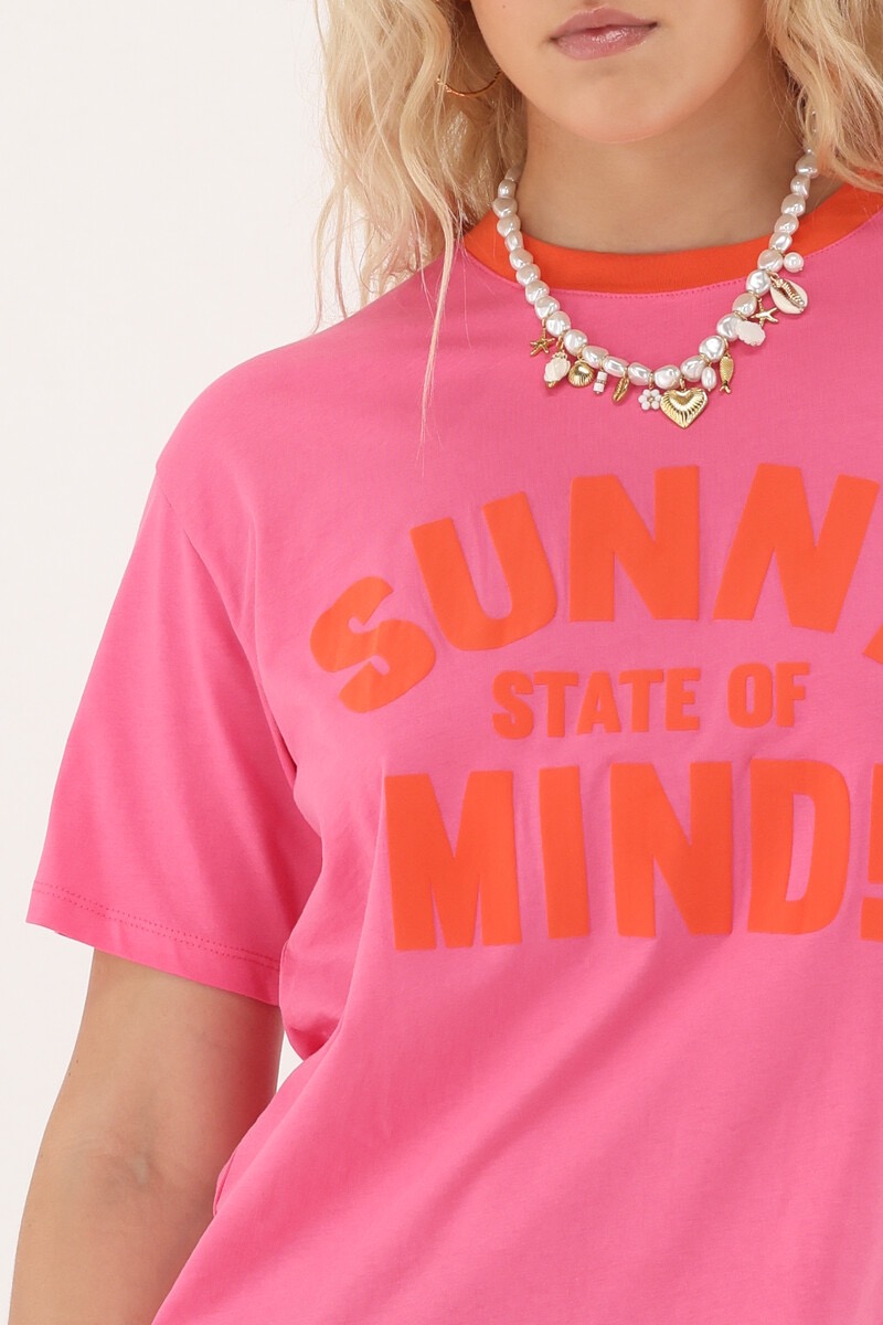 My Jewellery Roze T-shirt "Sunny state of mind"