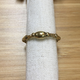 My Jewellery ring | stretch ring goud, ovaal.