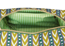Pip Studio Coco Cosmetic Bag Medium Samba Stripe Green
