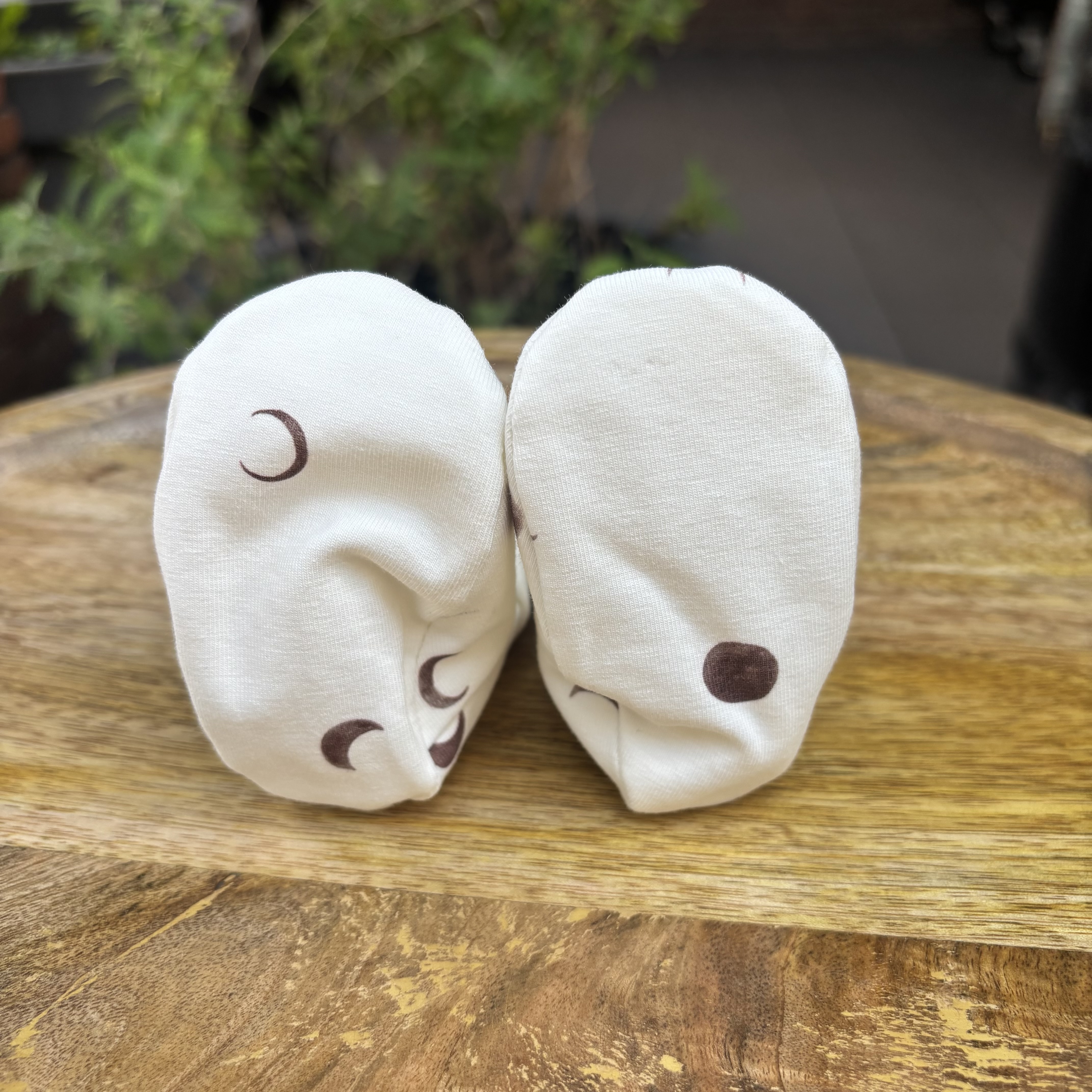 Petite Jenni slofjes maantjes print