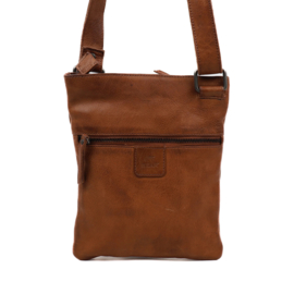 Bear design Schoudertasje 'Doris' cognac