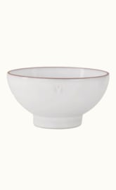 Zusss kom terracotta hartje wit
