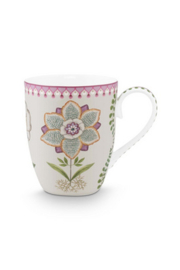 Pip Studio mug large Lily&Lotus off white 350ml