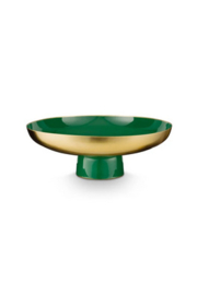 Pip Studio Low Tray Metal Dark Green 12.50x35cm