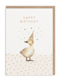 Ohh Deer wenskaart happy Birthday Eendje