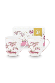 Pip Studio Mok Klein Jolie Stippen Goud Roze