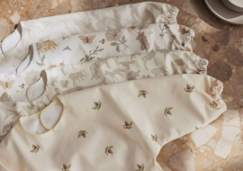 Jollein slab waterproof met mouwen rosehip