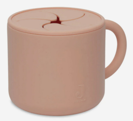 jollein siliconen snackcup | pale pink
