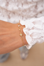 My jewellery armband tubes strass goud