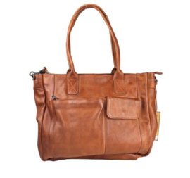 Bear Design hand-/schoudertas 'Samantha' | cognac